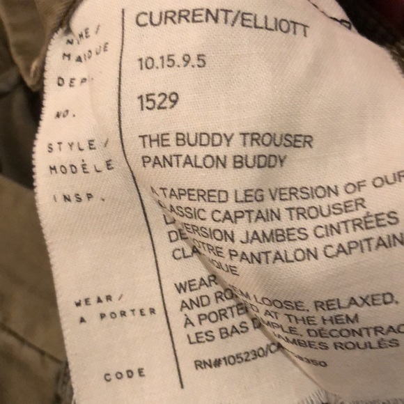 Vintage Current Elliott Buddy trousers - Picture 6 of 10